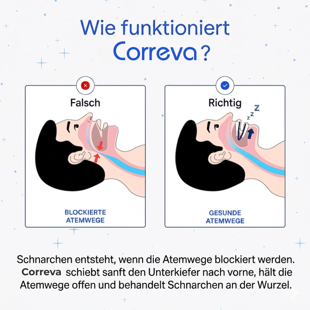 Correva Pro® Anti-Schnarch-Schiene