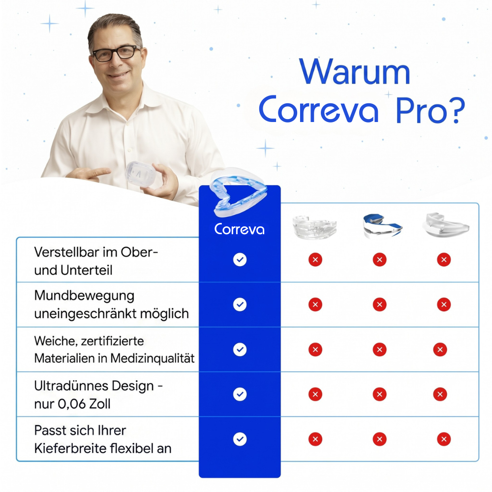 Correva Pro® Anti-Schnarch-Schiene