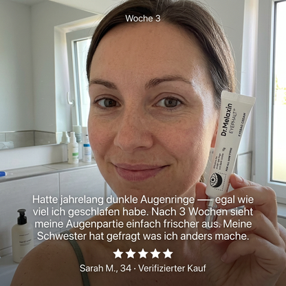 Dr. Melaxin® - Weniger Augenringe in 14 Tagen