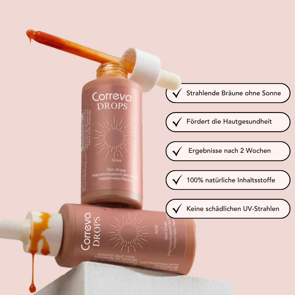 Correva Glow Drops™ - Natürliche Bräune ohne UV