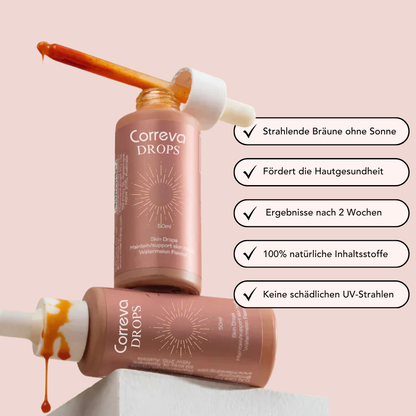 Correva Glow Drops™ - Natürliche Bräune ohne UV