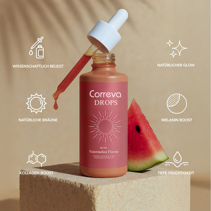 Correva Glow Drops™ - Natürliche Bräune ohne UV